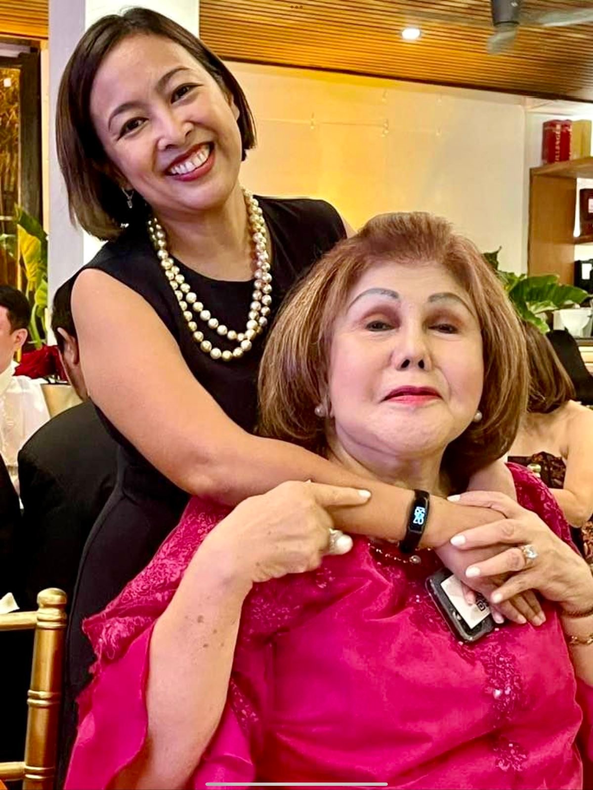 Makati Mayor Abby Binay and Edna Camcam.